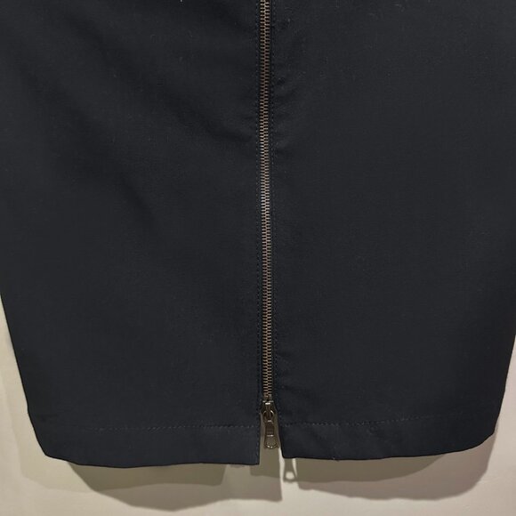 Franco Mirabelli Sleeveless Black midi dress, size 10 - Picture 4 of 7